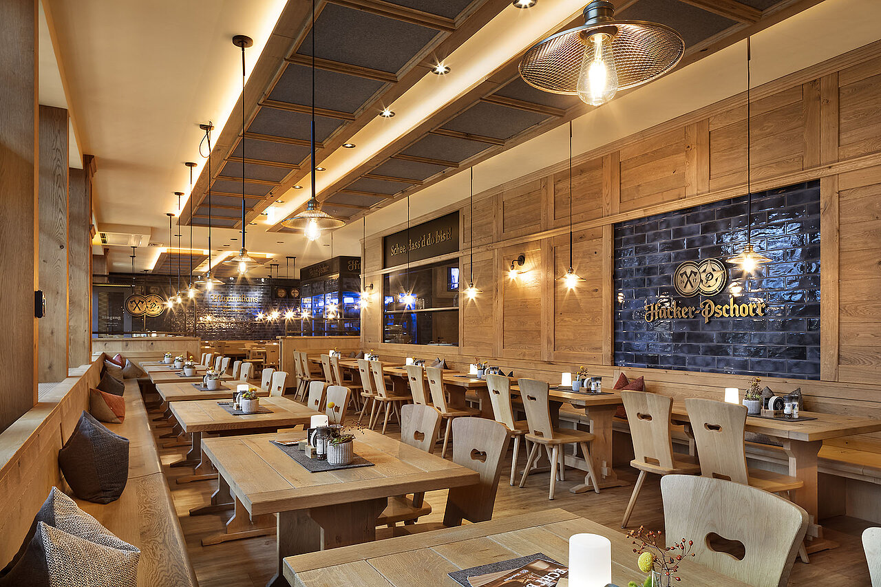 Restaurant mit Klimaanlage in Berlin – klimatisierter Gastraum im Maximilians Berlin