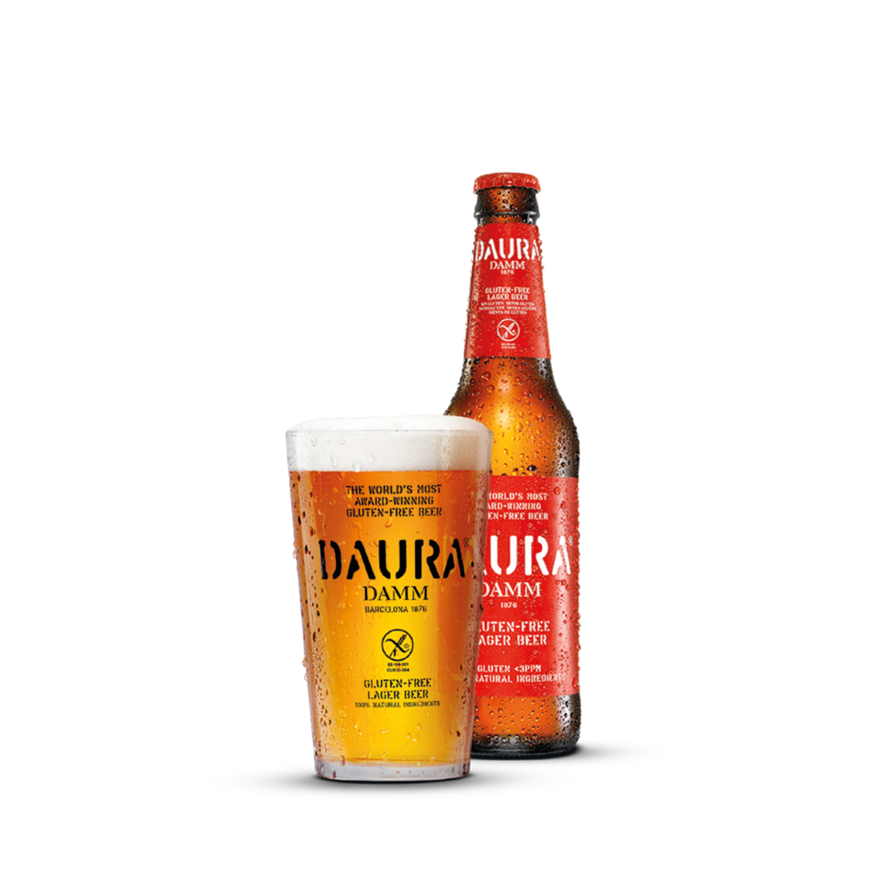 Daura Damm im Glas – glutenfreies spanisches Lagerbier im Maximilians Berlin